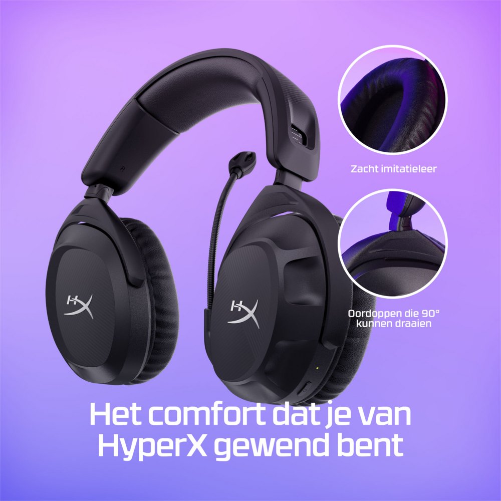 HyperX Cloud Stinger 2 | Draadloze Over-Ear Headset | USB-A Receiver | Zwart – 10