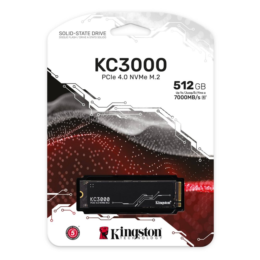 Kingston KC3000 | 512GB M.2 NVMe SSD | PCIe 4.0 x4 | 3D TLC NAND – 2 Kingston KC3000 | 512GB M.2 NVMe SSD | PCIe 4.0 x4 | 3D TLC NAND – 2