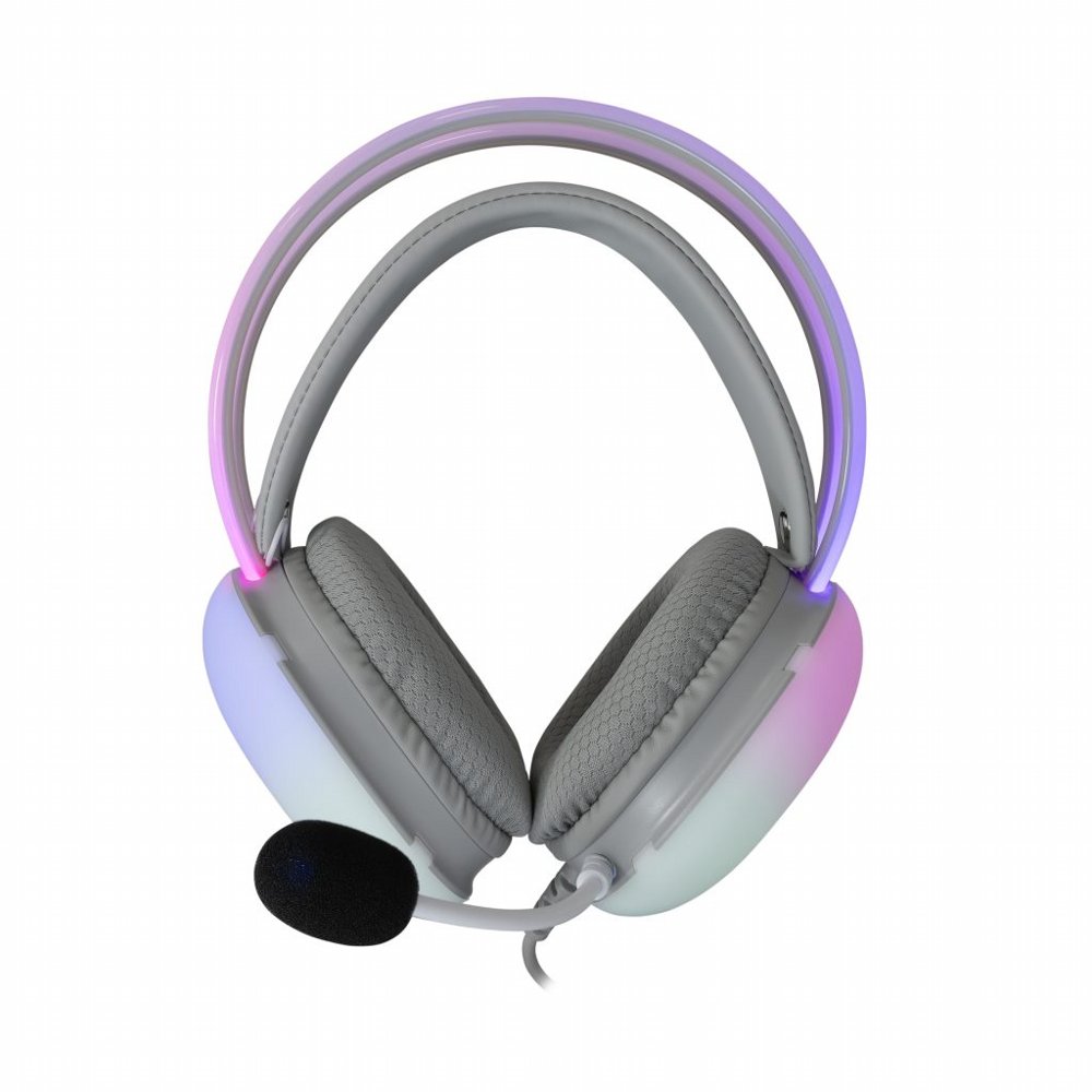 White Shark Firefly RGB | On-Ear Gaming Headset | 3,5mm Connector & USB-A | Wit – 1 White Shark Firefly RGB | On-Ear Gaming Headset | 3,5mm Connector & USB-A | Wit – 1