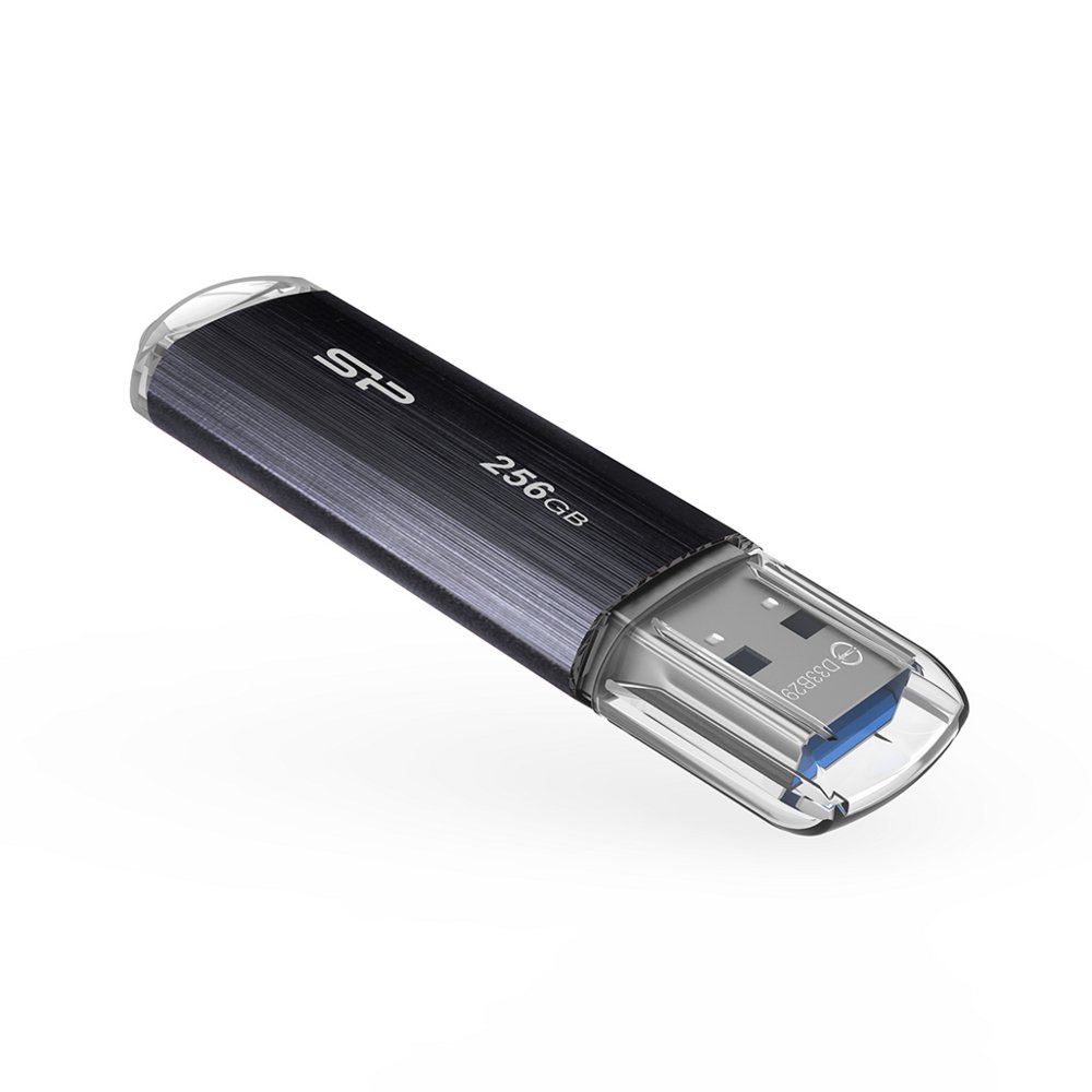 Silicon Power Blaze B02 | 256GB USB-A 3.2 Flash Drive | Zwart – 1 Silicon Power Blaze B02 | 256GB USB-A 3.2 Flash Drive | Zwart – 1