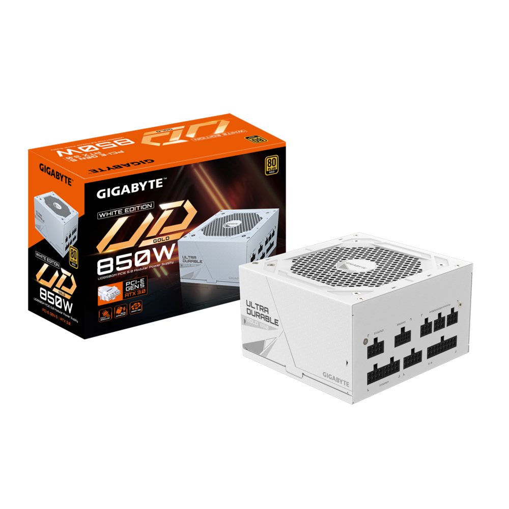 GIGABYTE UD850GM PG5W | 850 Watt Gold ATX 3.0 PSU | Modulair | Power Supply | Voeding – 3