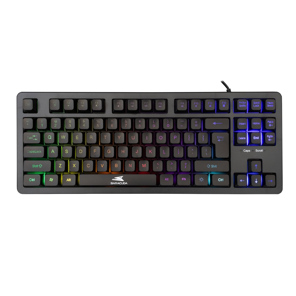 Baracuda KRILL RGB | Tenkeyless Bedraad Gaming Toetsenbord | QWERTY | Zwart – 0 Baracuda KRILL RGB | Tenkeyless Bedraad Gaming Toetsenbord | QWERTY | Zwart – 0
