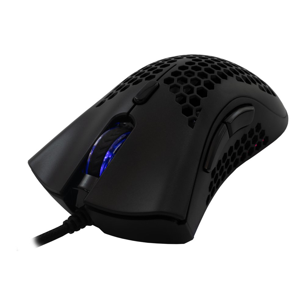 Baracuda CORAL RGB | Bedrade Gaming Muis | USB-A | 12800 DPI | Zwart – 5