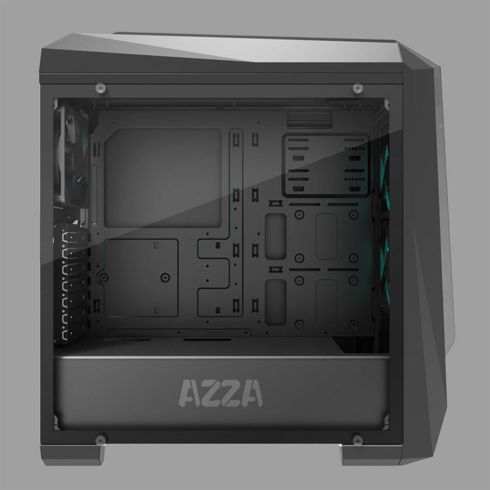 Azza Chroma 410B | Midi Tower Case | Zwart – 3 Azza Chroma 410B | Midi Tower Case | Zwart – 3