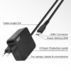 ACT AC2010 | Universele USB-C Notebook Lader | 65 Watt PDP | 2 Meter – 2