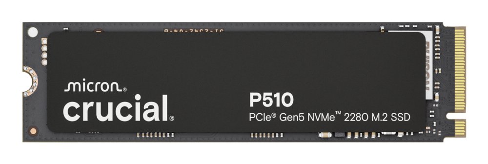 Crucial P510 | 2TB NVMe SSD | M.2 | Gen5 | 11.700MB/s Lezen | 9.500MB/s Schrijven – 0 Crucial P510 | 2TB NVMe SSD | M.2 | Gen5 | 11.700MB/s Lezen | 9.500MB/s Schrijven – 0