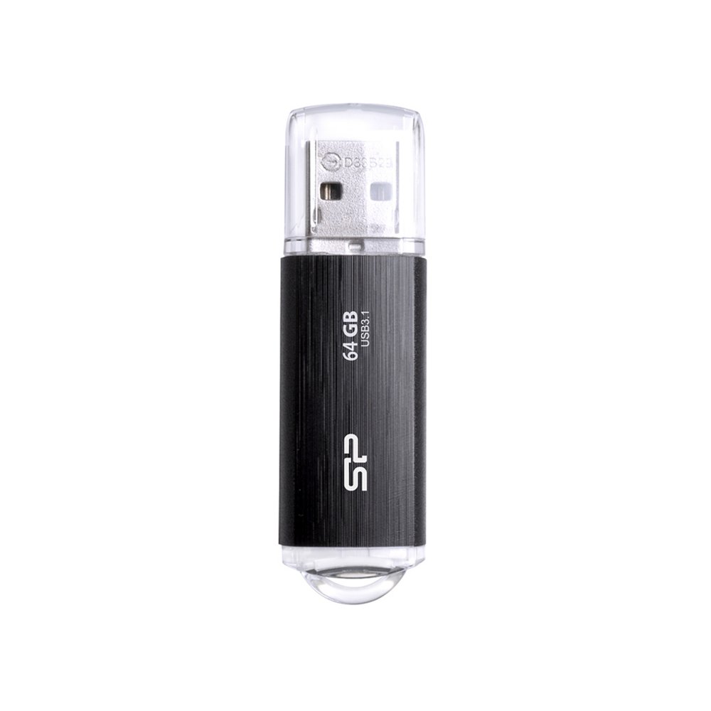 Silicon Power Blaze B02 | 64GB USB-A 3.2 Flash Drive | Zwart – 0 Silicon Power Blaze B02 | 64GB USB-A 3.2 Flash Drive | Zwart – 0