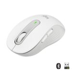 Logitech Signature M650 | Draadloze Muis | Rechtshandig | RF + Bluetooth | 2000 DPI | Wit