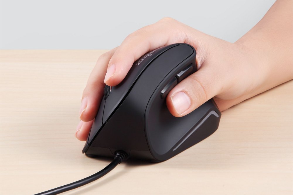 Perixx PERIMICE-515 II | Ergonomische Bedrade Muis | Rechtshandig | USB-A | 1600 DPI | Zwart – 4 Perixx PERIMICE-515 II | Ergonomische Bedrade Muis | Rechtshandig | USB-A | 1600 DPI | Zwart – 4