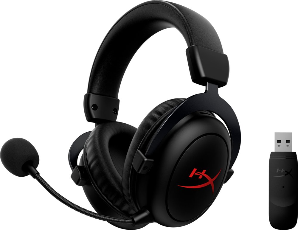 HyperX Cloud Core Wireless | Over-ear Gaming Headset | USB-A Receiver | Zwart – 1 HyperX Cloud Core Wireless | Over-ear Gaming Headset | USB-A Receiver | Zwart – 1