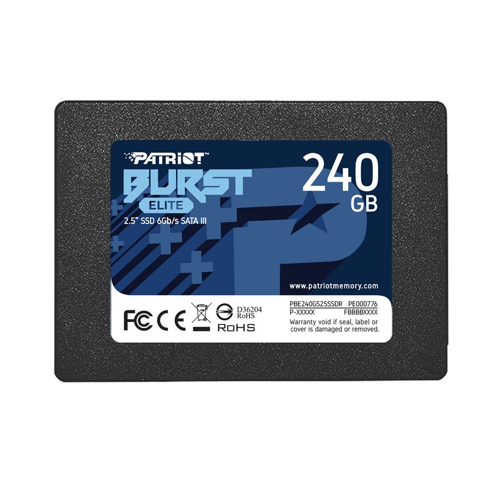 Patriot Burst Elite | 240GB SATA SSD | 2.5 inch | SATA III – 1 Patriot Burst Elite | 240GB SATA SSD | 2.5 inch | SATA III – 1