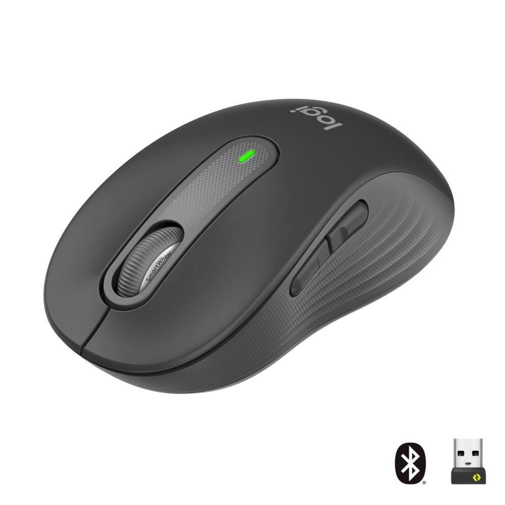 Logitech Signature M650 for Business | Draadloze Muis | Rechtshandig | RF + Bluetooth | 4000 DPI | Grafiet – 6 Logitech Signature M650 for Business | Draadloze Muis | Rechtshandig | RF + Bluetooth | 4000 DPI | Grafiet – 6