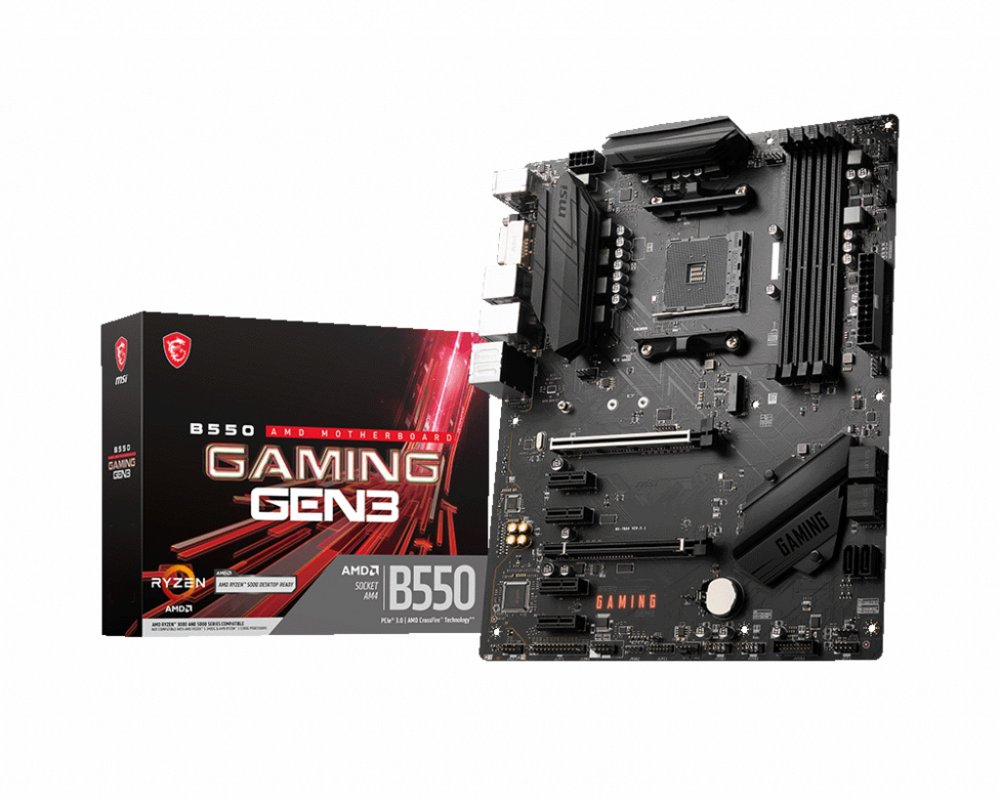 MSI B550 GAMING GEN3 | Socket AM4 | Intel B550 | 4xDDR4 | ATX | Moederbord – 0 MSI B550 GAMING GEN3 | Socket AM4 | Intel B550 | 4xDDR4 | ATX | Moederbord – 0