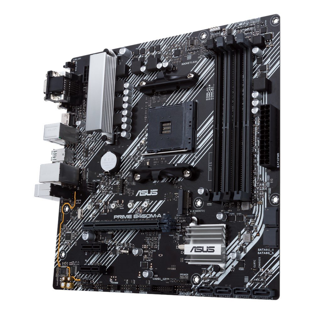 ASUS PRIME B450M-A II | Socket AM4 | AMD B450 | 4xDDR4 | Micro-ATX | Moederbord – 4 ASUS PRIME B450M-A II | Socket AM4 | AMD B450 | 4xDDR4 | Micro-ATX | Moederbord – 4