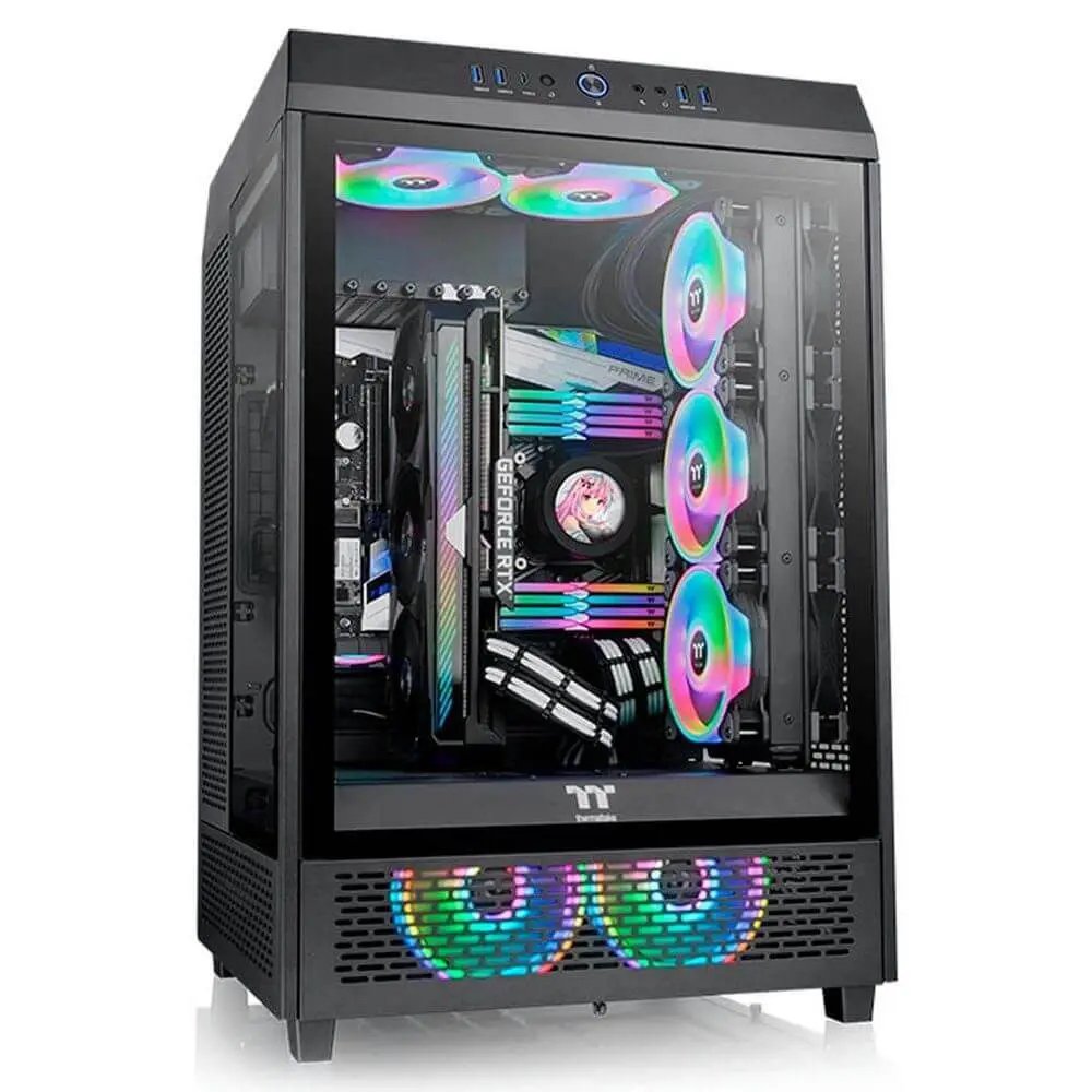 Thermaltake The Tower 500 | Mid Tower Case | Zwart (CA-1X1-00M1WN-00) – 1