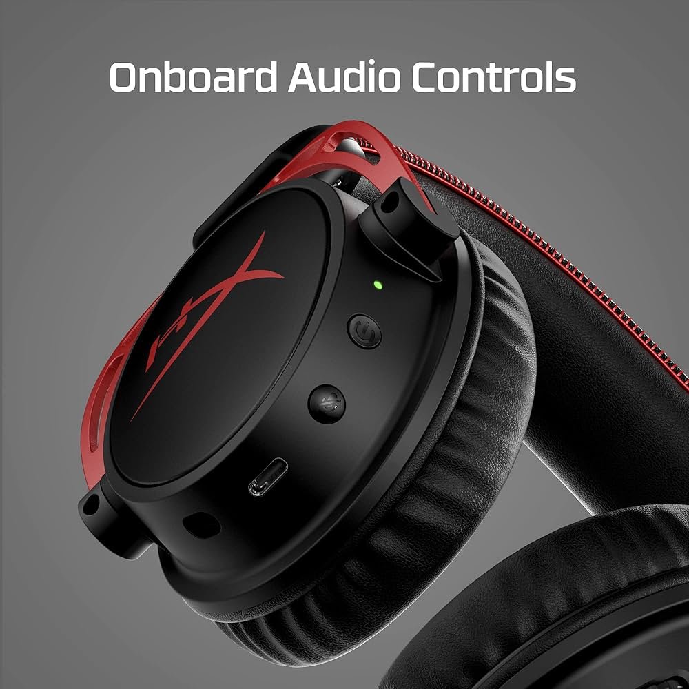 HyperX Cloud Alpha | Draadloze Over-ear Gaming Headset | USB-A | Zwart/Rood – 1 HyperX Cloud Alpha | Draadloze Over-ear Gaming Headset | USB-A | Zwart/Rood – 1
