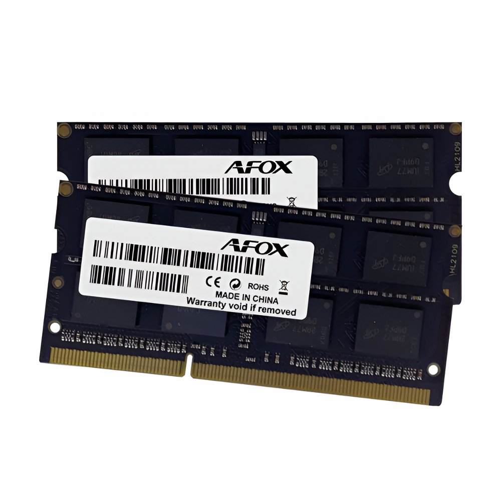Afox 16GB Kit | 2x8GB DDR4 2400 | CL22 | SODIMM – 0 Afox 16GB Kit | 2x8GB DDR4 2400 | CL22 | SODIMM – 0