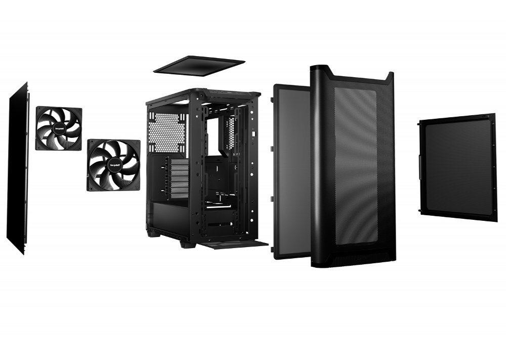 be quiet! PURE BASE 501 Airflow Mesh | Midi Tower Case | Zwart – 3 be quiet! PURE BASE 501 Airflow Mesh | Midi Tower Case | Zwart – 3
