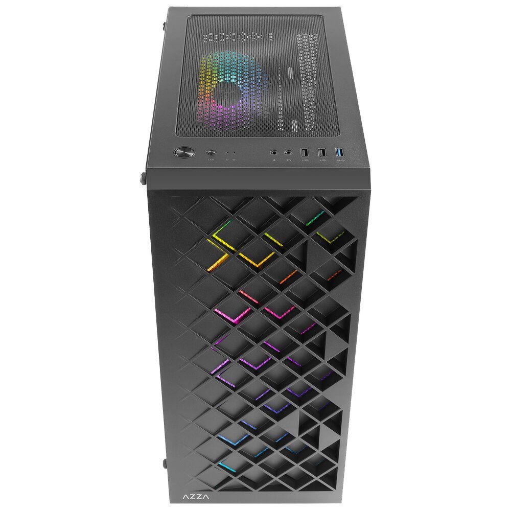 Azza Spectra RGB | Midi Tower Case | Zwart – 2 Azza Spectra RGB | Midi Tower Case | Zwart – 2