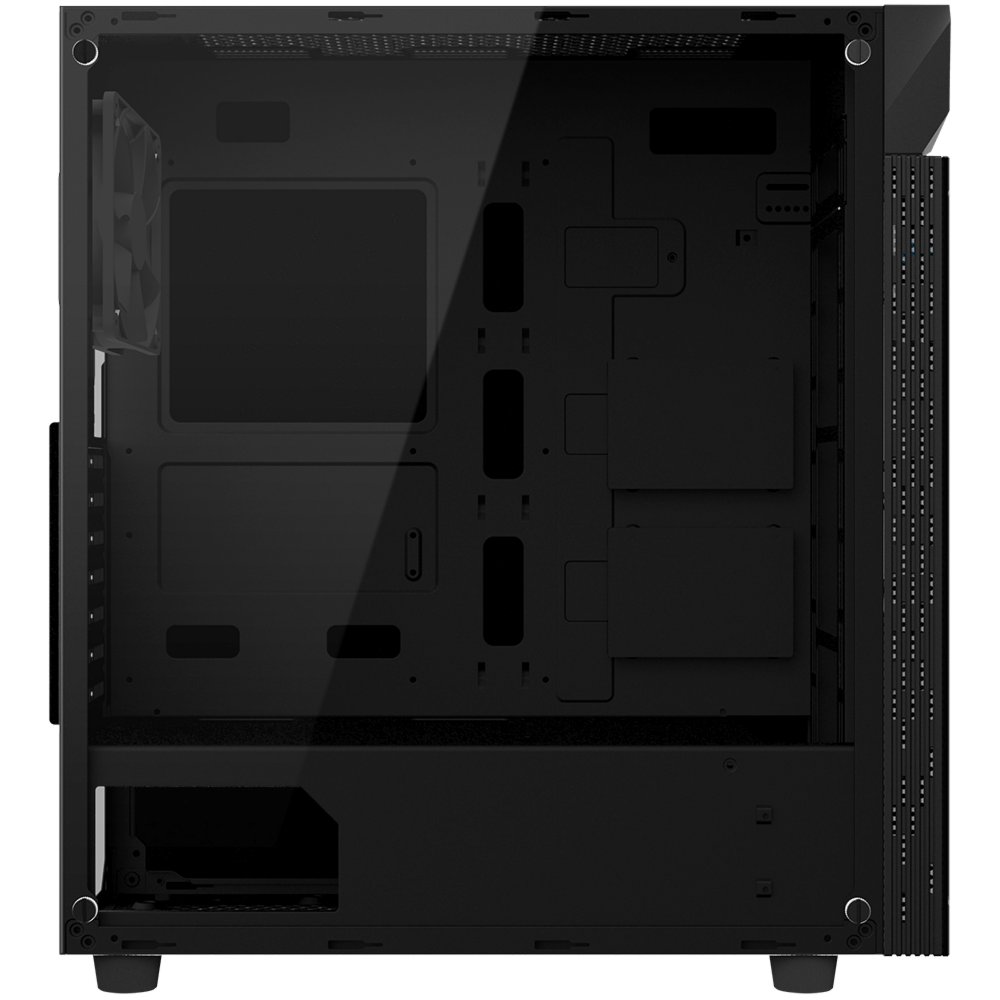 Gigabyte C200 | Midi Tower Behuizing | Zwart | ATX | RGB Verlicht Frontpaneel – 1 Gigabyte C200 | Midi Tower Behuizing | Zwart | ATX | RGB Verlicht Frontpaneel – 1