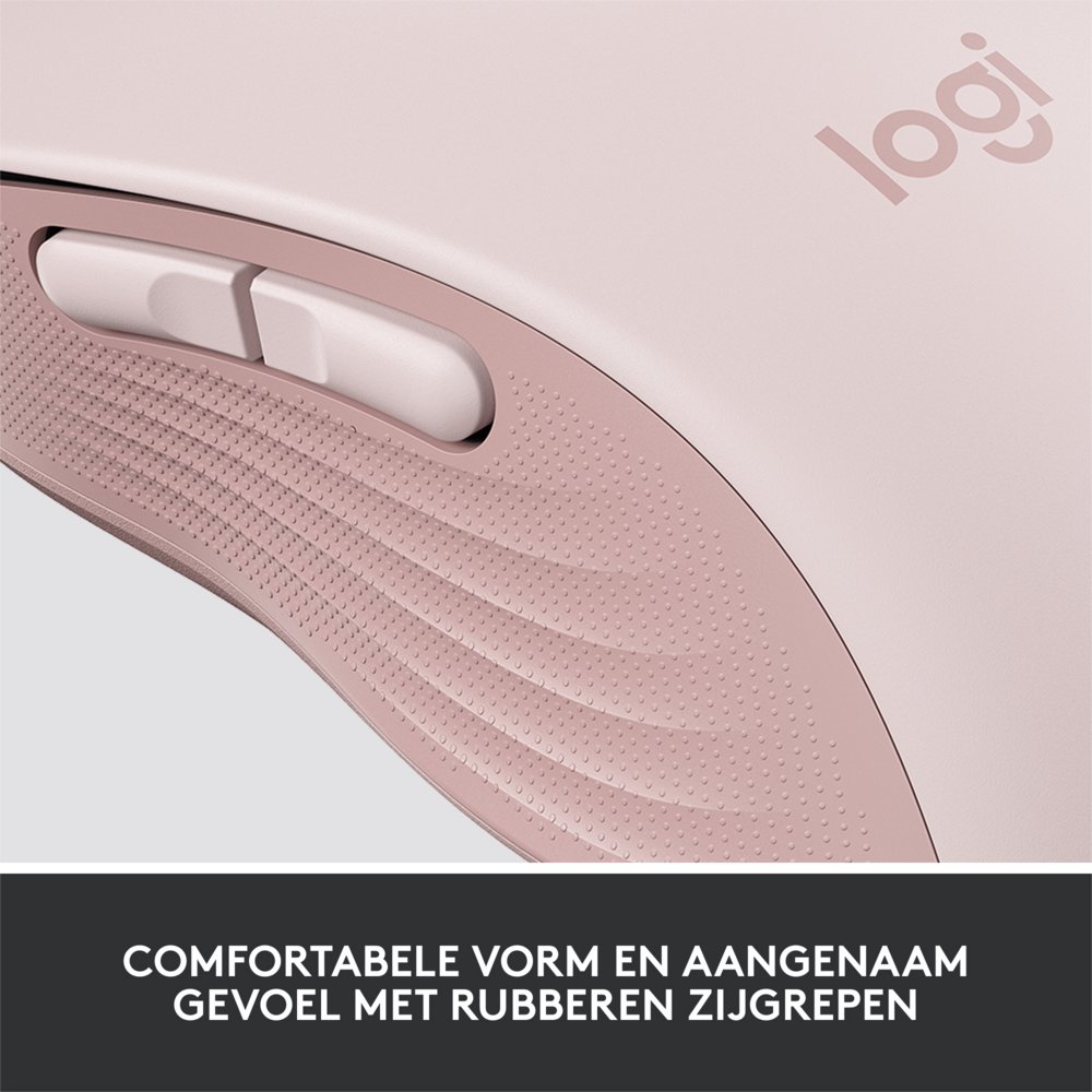 Logitech Signature M650 | Draadloze Muis | Rechtshandig | RF + Bluetooth | 2000 DPI | Roze – 11