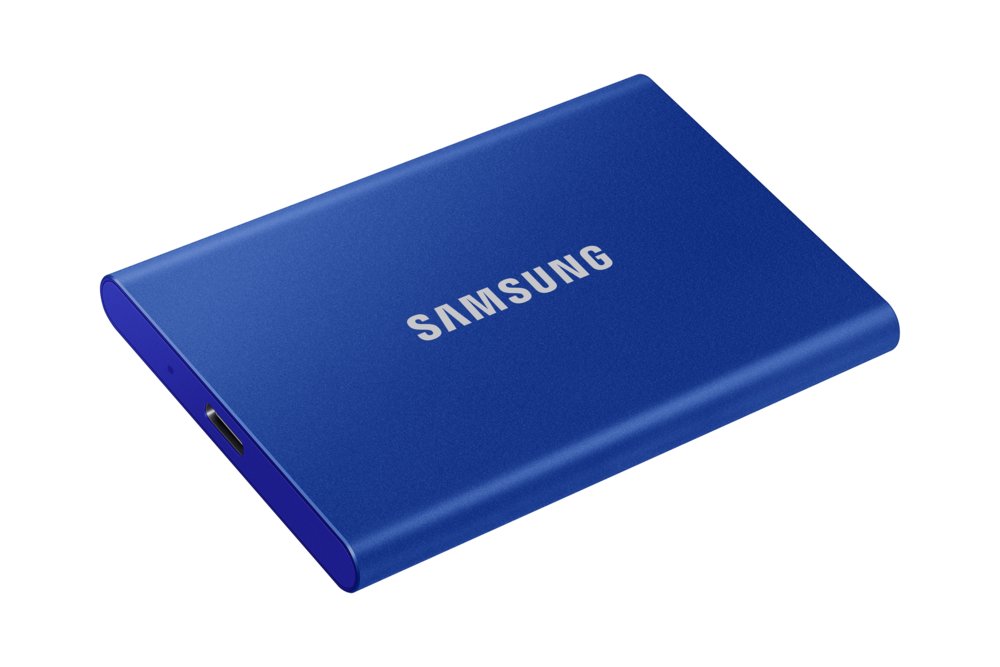 Samsung T7 | Externe SSD | 2TB | USB 3.2 Gen2 | 1.050MB/s Lezen | 1.000MB/s Schrijven | Blauw – 4