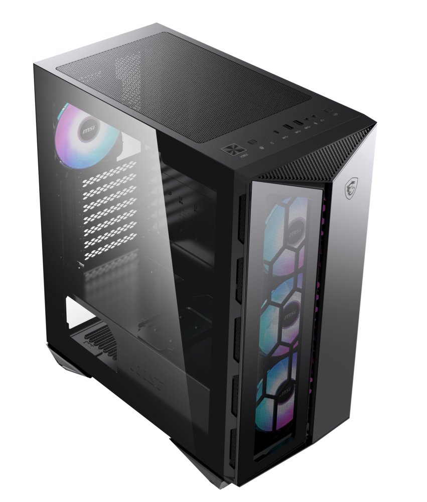 MSI MPG Gungnir 110R RGB | Midi Tower Case | Zwart – 7 MSI MPG Gungnir 110R RGB | Midi Tower Case | Zwart – 7