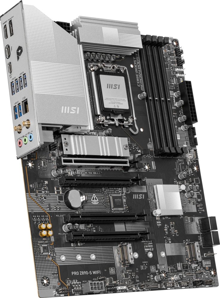 MSI PRO Z890-S WIFI | Socket LGA 1851 | Intel Z890 | 4xDDR5 | ATX | Moederbord – 1 MSI PRO Z890-S WIFI | Socket LGA 1851 | Intel Z890 | 4xDDR5 | ATX | Moederbord – 1