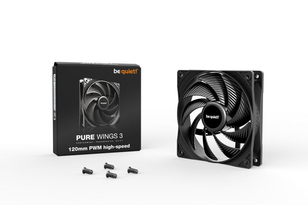 be quiet! Pure Wings 3 | 120mm PWM High Speed Case Fan – 2 be quiet! Pure Wings 3 | 120mm PWM High Speed Case Fan – 2
