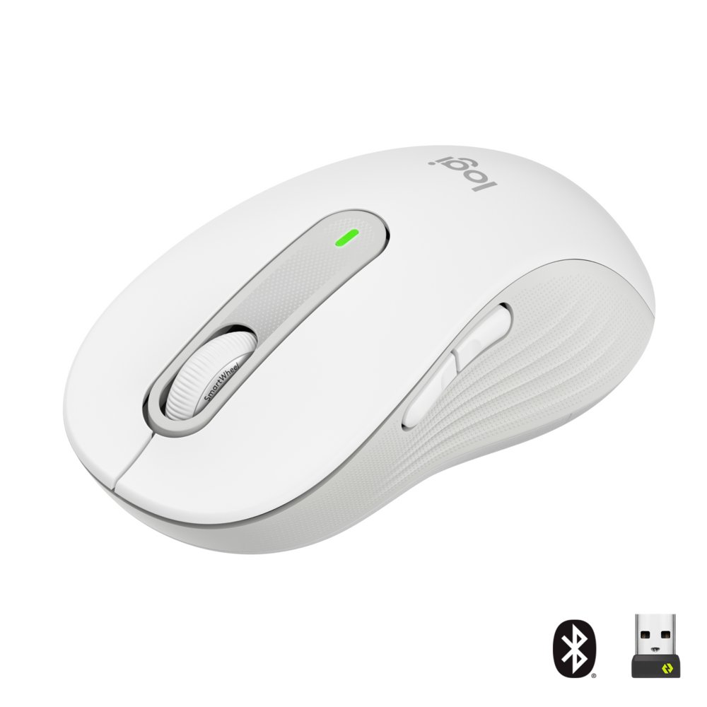 Logitech Signature M650 | Draadloze Muis | Rechtshandig | RF + Bluetooth | 2000 DPI | Wit – 0 Logitech Signature M650 | Draadloze Muis | Rechtshandig | RF + Bluetooth | 2000 DPI | Wit – 0