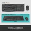 Logitech MK295 Silent | Draadloze Muis-en-Toetsenbordcombo | USB-ontvanger | QWERTY | Zwart – 13