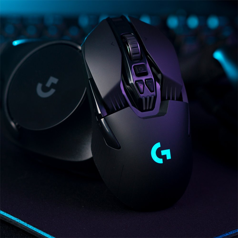Logitech G903 Lightspeed | Ambidextrous Draadloze Gaming Muis | RF-Draadloos + USB-A | 25.600 DPI | Zwart – 1