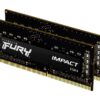Kingston Fury Impact | 32GB 2x16GB DDR4 | 3200MHz | SODIMM | CL20 | Geheugenmodule | RAM – 0