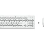 HP 230 | Draadloze Muis- en Toetsenbordcombo | USB | QWERTY | Wit