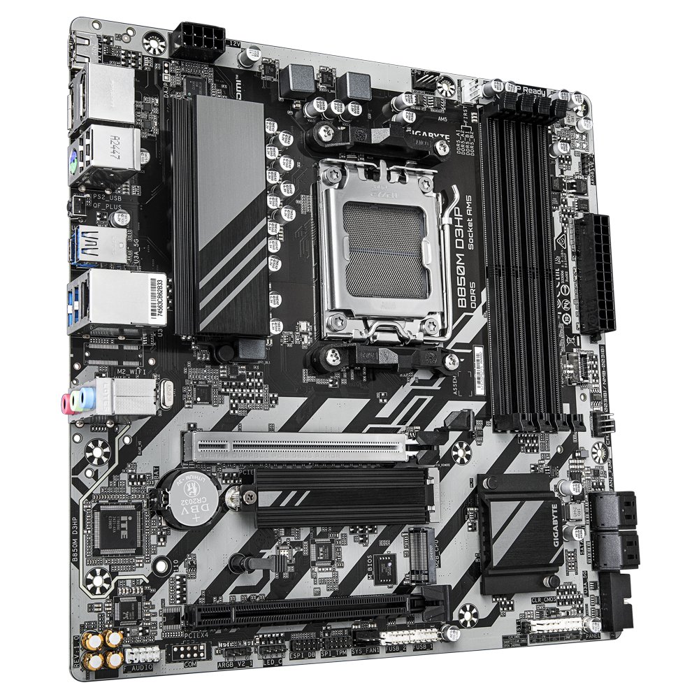 Gigabyte B850M D3HP | Socket AM5 | AMD B850 | 4xDDR5 | Micro ATX | Moederbord – 1