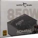 White Shark Admiral | 850 Watt Gold ATX 3.0 PSU | PCIe 5.0 | Power Supply | Voeding