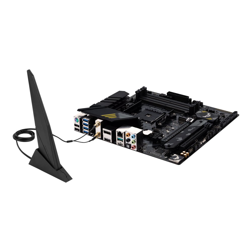 ASUS TUF GAMING B550M-PLUS WIFI II | Socket AM4 | AMD B550 | 4xDDR4 | Micro-ATX | Moederbord – 9