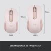 Logitech Signature M650 | Draadloze Muis | Rechtshandig | RF + Bluetooth | 2000 DPI | Roze – 12