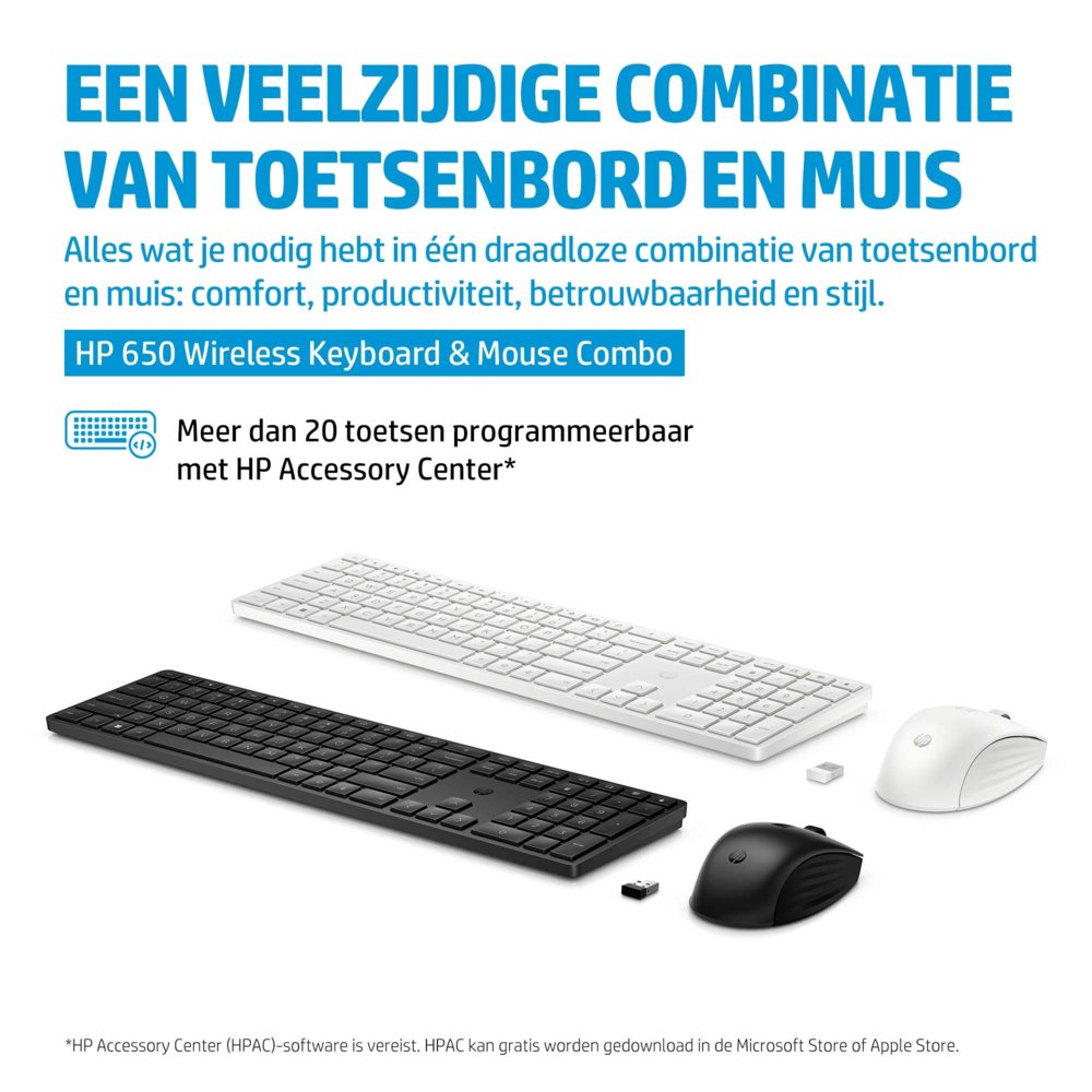 HP 650 | Draadloze Muis en Toetsenbordcombo | QWERTY – 10