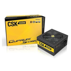 Antec Cuprum Strike CSK650 | 650 Watt Bronze ATX PSU | Power Supply | Voeding