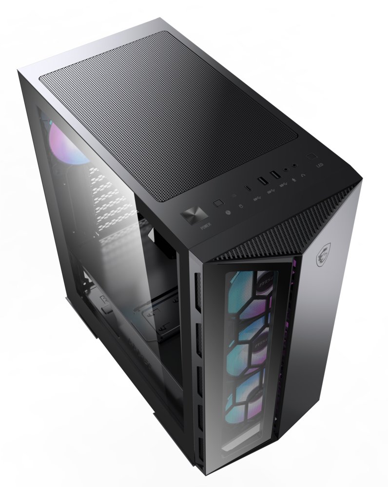 MSI MPG Gungnir 110R RGB | Midi Tower Case | Zwart – 8 MSI MPG Gungnir 110R RGB | Midi Tower Case | Zwart – 8