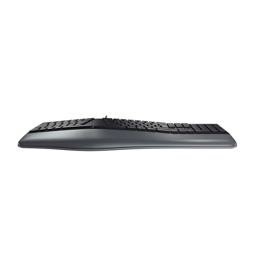 CHERRY KC 4500 Ergo | Toetsenbord | USB | QWERTY (US Engels) | Zwart – 1