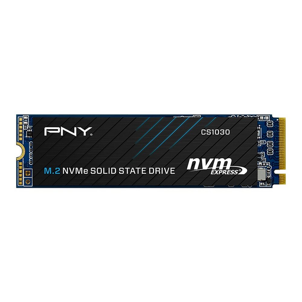 PNY CS1030 | 1TB NVMe SSD | M.2 Gen3 | 3D NAND Flash | 2.100 MB/s Lezen | 1.900 MB/s Schrijven – 0 PNY CS1030 | 1TB NVMe SSD | M.2 Gen3 | 3D NAND Flash | 2.100 MB/s Lezen | 1.900 MB/s Schrijven – 0
