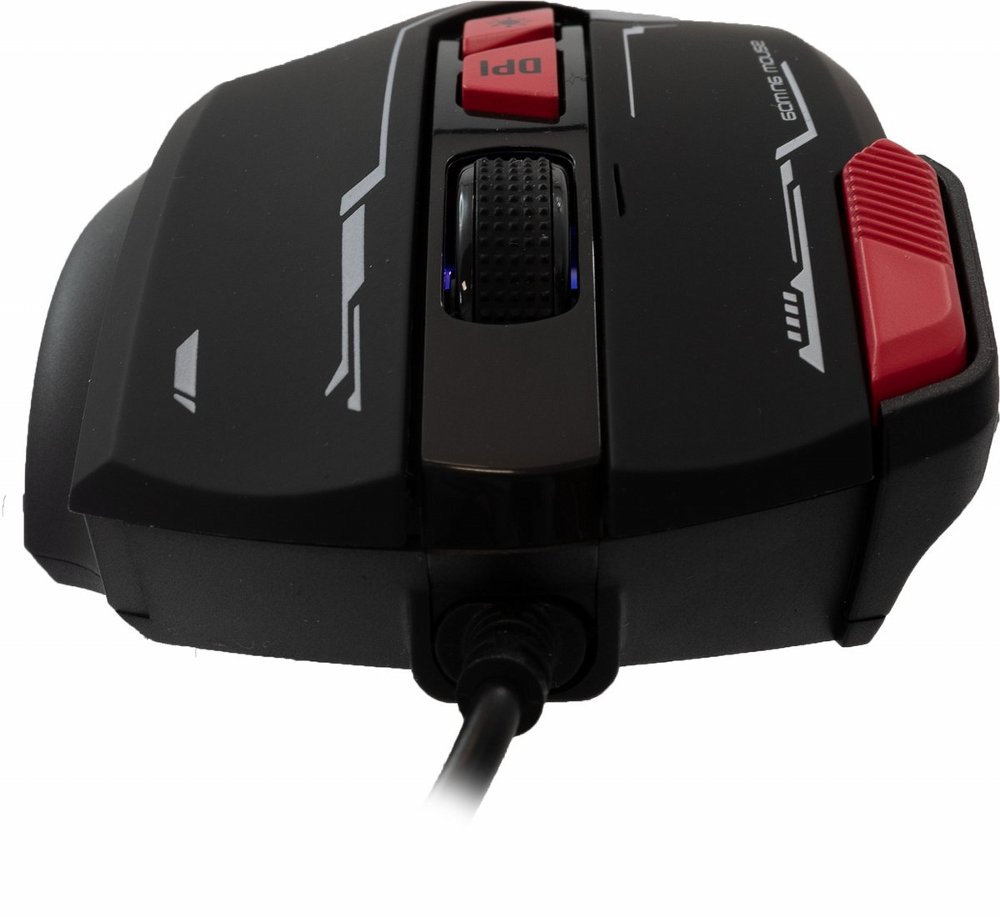 Baracuda MANTA RGB | Bekabelde Gaming Muis | Rechtshandig | USB-A | 12800 DPI | Zwart – 5