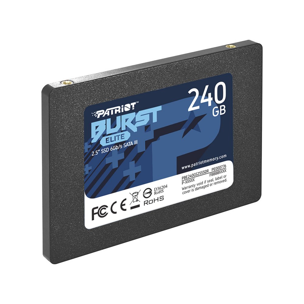 Patriot Burst Elite | 240GB SATA SSD | 2.5 inch | SATA III – 3 Patriot Burst Elite | 240GB SATA SSD | 2.5 inch | SATA III – 3