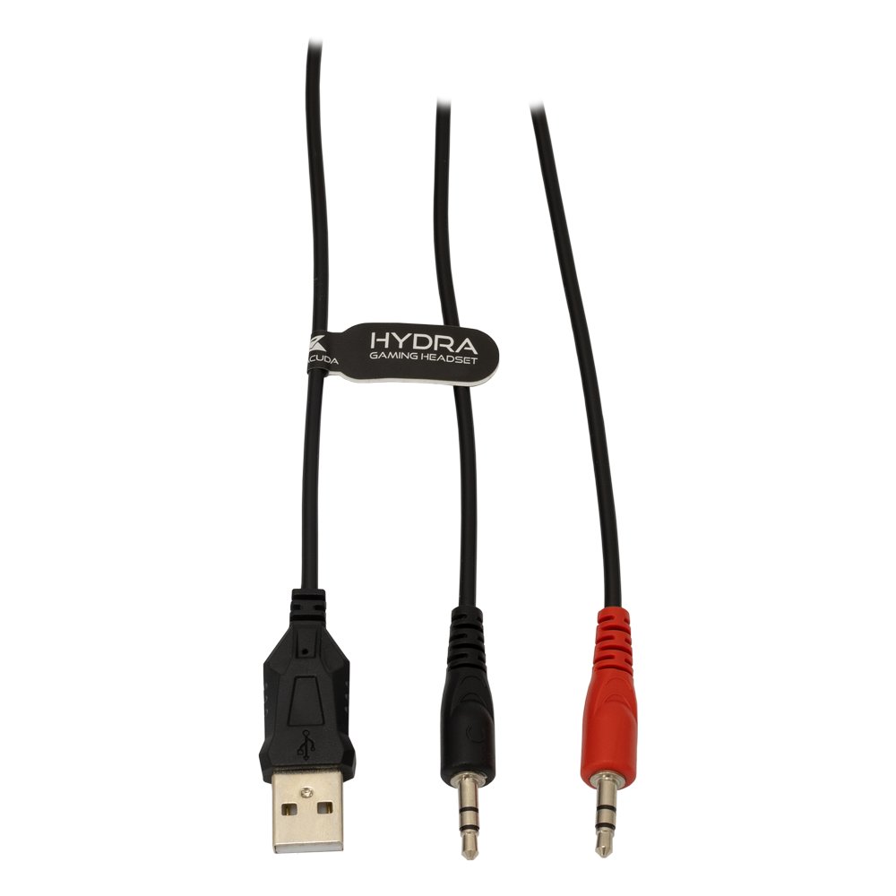 Baracuda HYDRA RGB Rainbow | Gaming Headset 3,5mm & USB | Wit – 6 Baracuda HYDRA RGB Rainbow | Gaming Headset 3,5mm & USB | Wit – 6