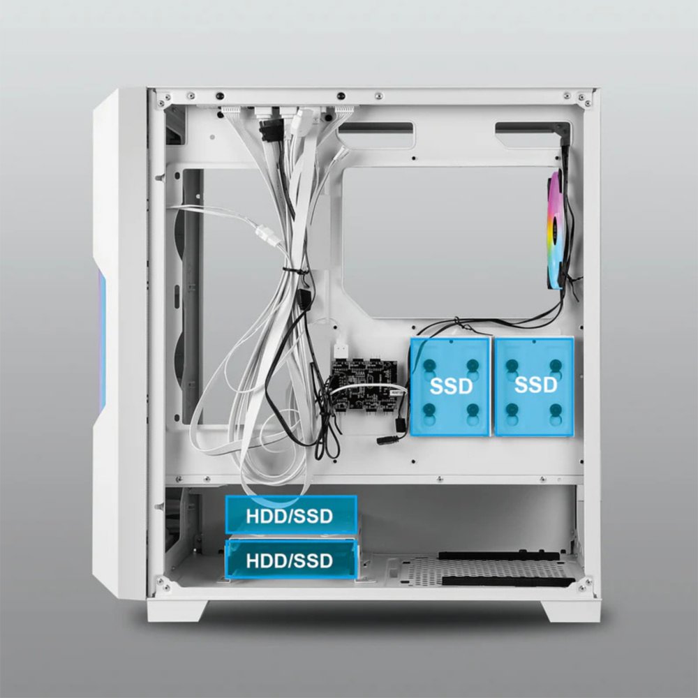 Azza Guardian 520 RGB | Midi Tower Case | Wit – 6 Azza Guardian 520 RGB | Midi Tower Case | Wit – 6