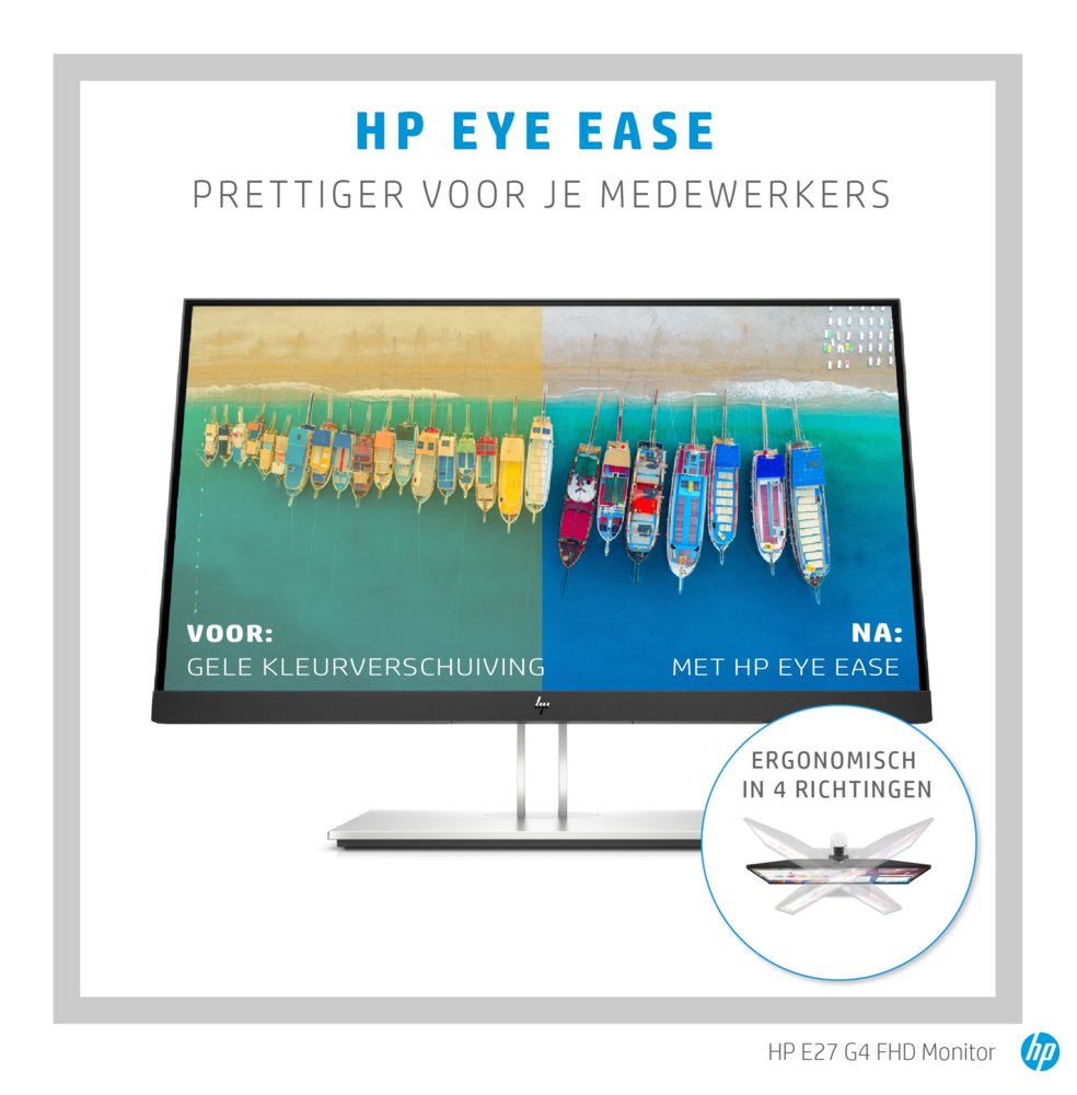 HP E-Series E27 G4 27″ | 1920×1080 IPS | 60Hz | Full HD Monitor | Zwart – 11
