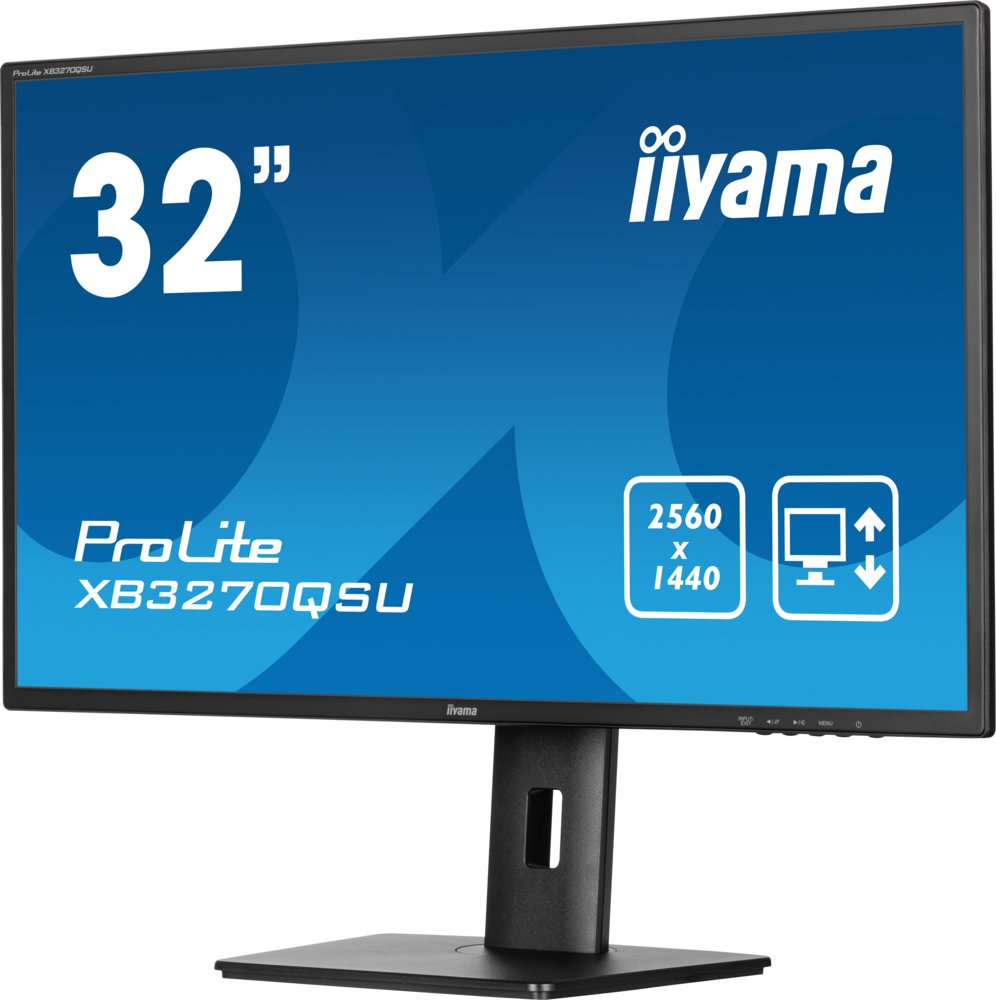 iiyama ProLite XB3270QSU-B1 32” | 2560×1440 QHD IPS | 100Hz | HDMI DisplayPort | 3ms | Monitor – 4