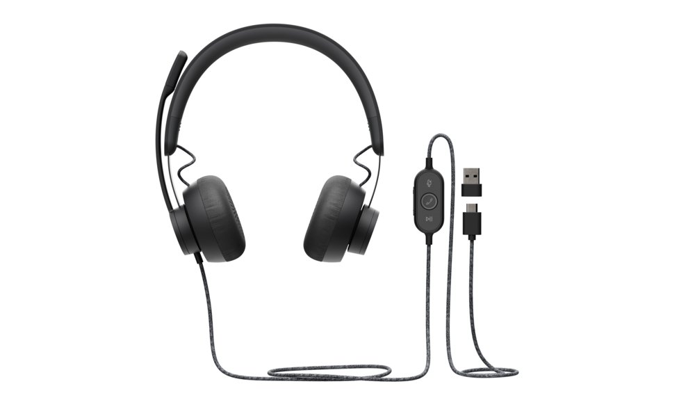 Logitech Zone Wired Headset | USB-C/A | Bedrade Headset met Microfoon | Grafiet – 0 Logitech Zone Wired Headset | USB-C/A | Bedrade Headset met Microfoon | Grafiet – 0